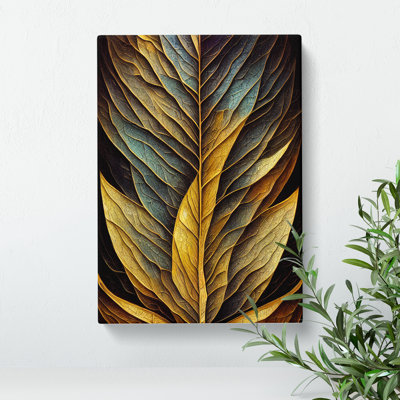 The Unusual Leaf - Wrapped Canvas