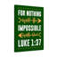 Nothing Impossible - Wrapped Canvas Print-1384921355