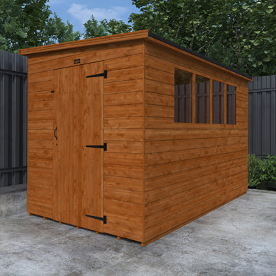 10x6w Tiger Shiplap Lean To Pent Shed