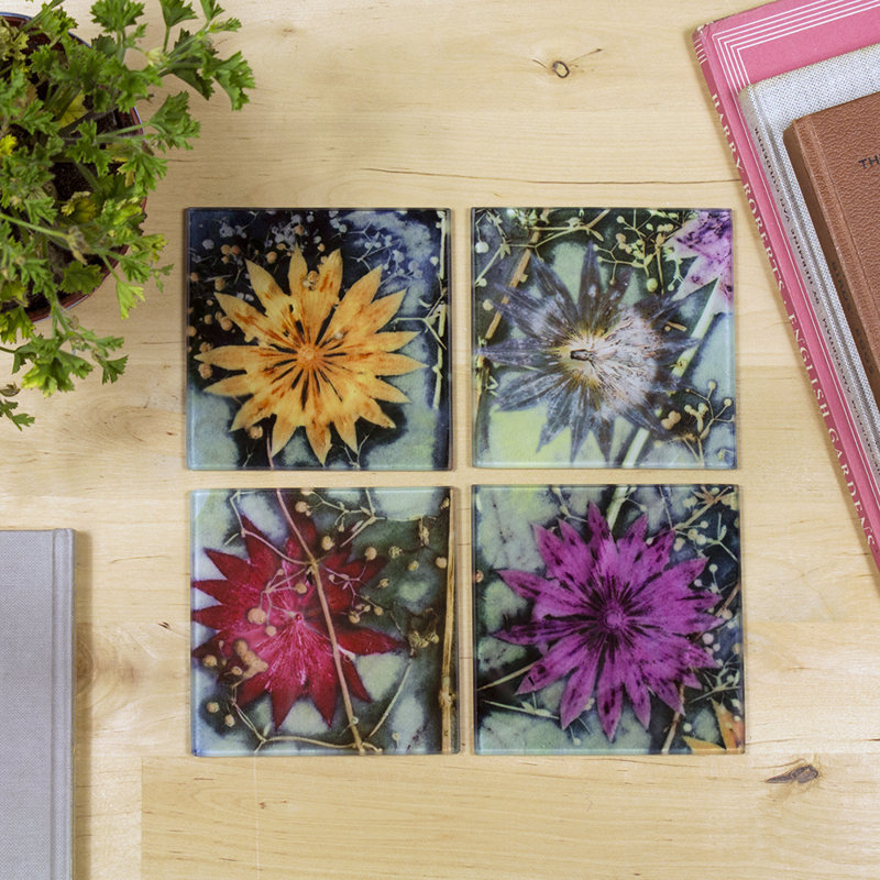 Piper Glass Square 1 Piece Coaster