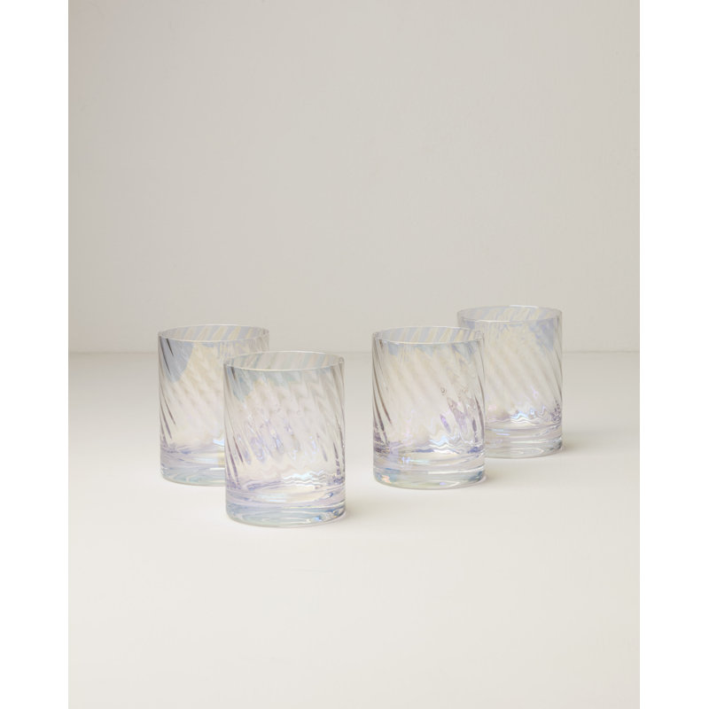 Lenox Tuscany Classics Iridescent DOF Glasses, Set of 4