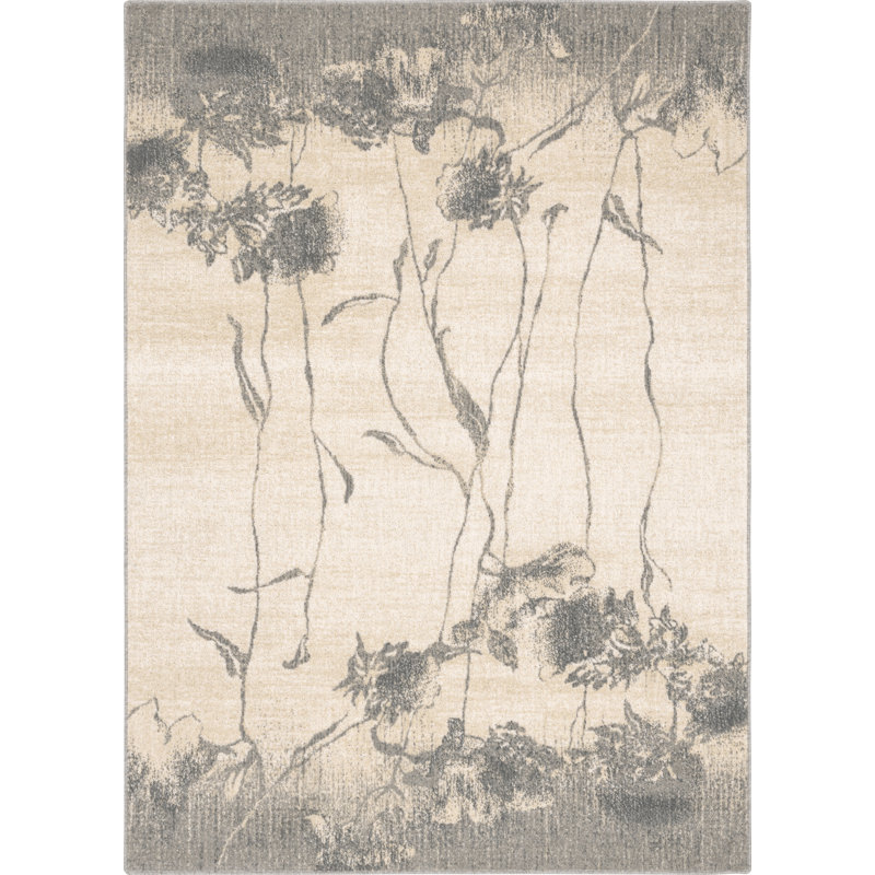 Floral Area Rug, Rectangle 200 x 280cm