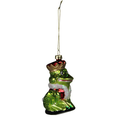 Ornement grenouille, verre