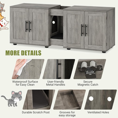 Armoire pour litière 3 en 1