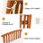 Jonanthan 4pcs Patio Solid Wood Furniture Set Conversation With Coffee Table And Cushion-220976383