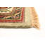 Tapis de zone en laine vert 9 pi 11 po x 11 pi 9 po one-of-kind à la main-noué la new age sultanabad