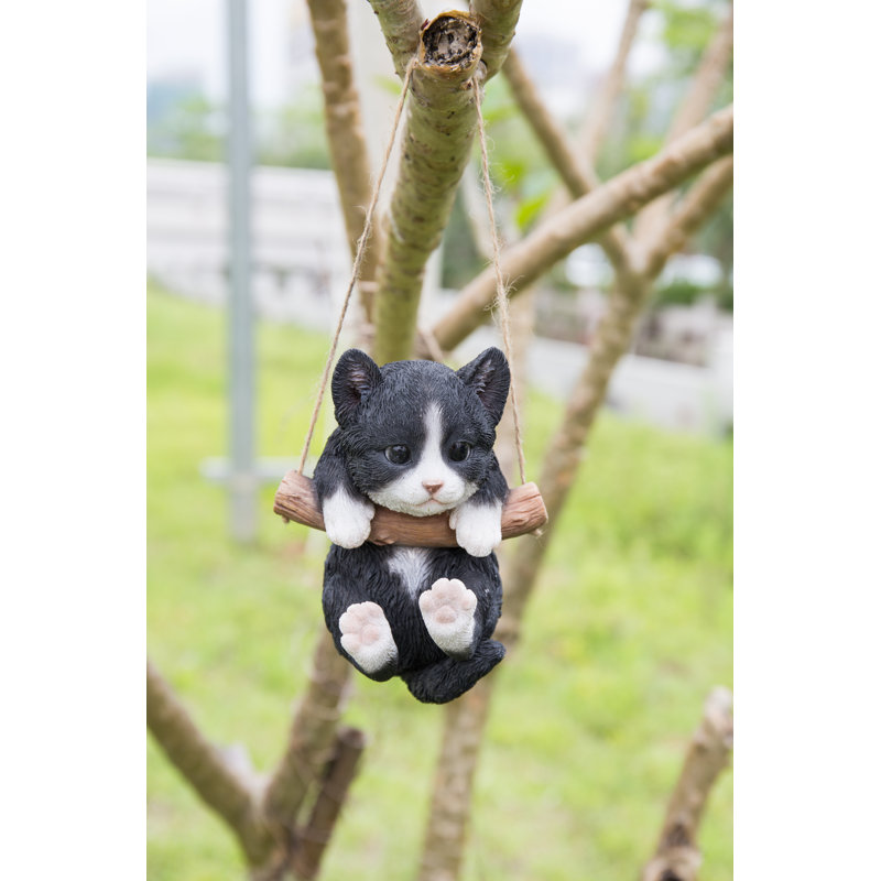 Hanging Kitten Statue