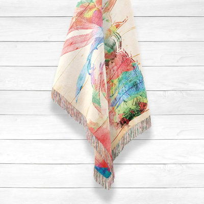 Costa Palm Hand Woven Throw Blanket