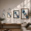 Material Palette Study Minimalist - Framed Print-548769922-548769923