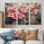 Toile naturelle avec cadre flottant