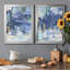 «Blue Room I», ensemble de 2 peintures sur toile encadrées-79427910-79427911