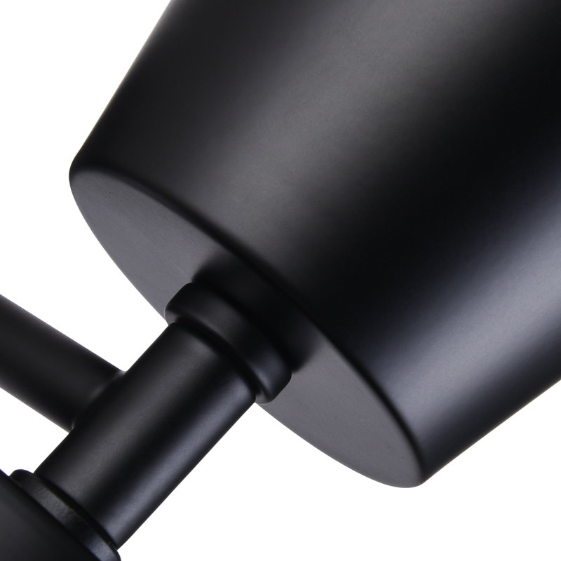 Matte Black Dimmable Double-Headed LED Bath Vanity Sconce