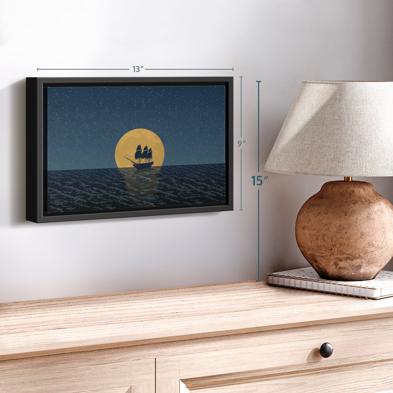 Impression de toile pirate, H 9 po x l 13 po