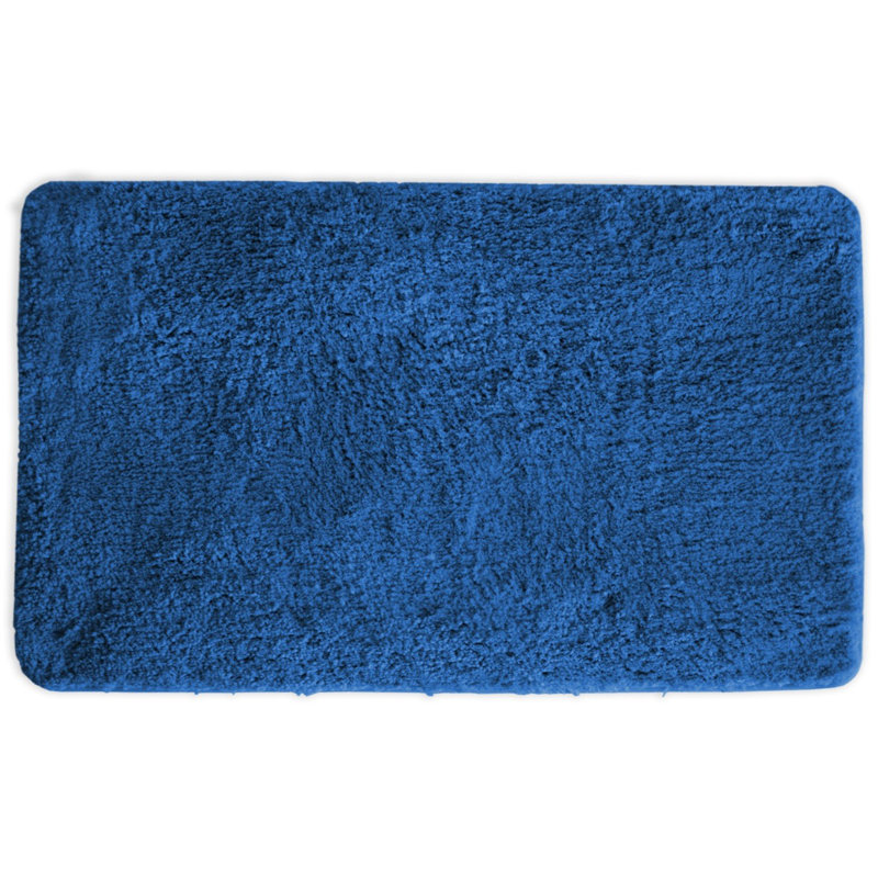 Tapis pour salle de bain Eiliyah, L 21 po x L 34 po, Noir