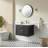 30"  Wall Mounted & Floating Single Vanity With Ceramic Sink