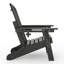 Chaise Adirondack d'extérieur réglable et pliante avec repose-pieds dissimulé et table d'appoint ronde-1283434913