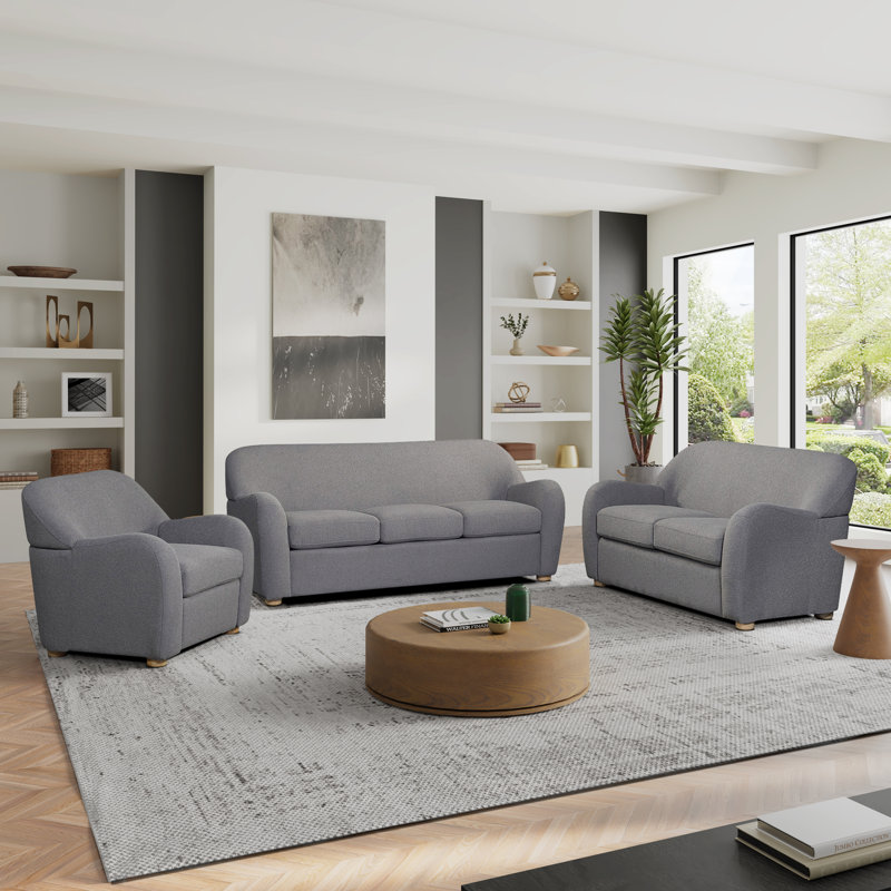 Emily 3 - Piece Living Room Set