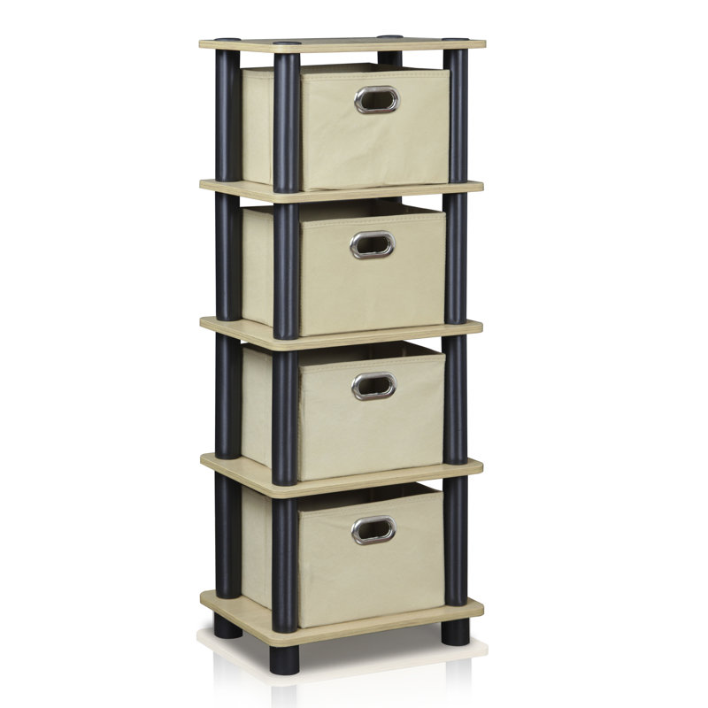 Asid Bookcase, Oak/Black