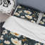 Ensemble de housse de couette ivoire à motif floral serein-1015325926