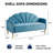 Billijo Solid and Manufactured Wood Standard Loveseat-492363489-489031557