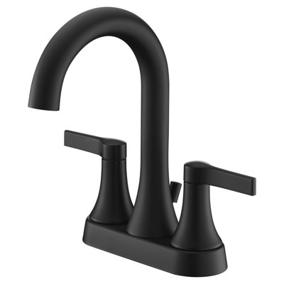 Davvid Two-Handle Centerset Bathroom Faucet with Drain Assembly - Oil Rubbed Bronze