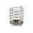PantryWorks Stainless Steel Round Utensil Crock