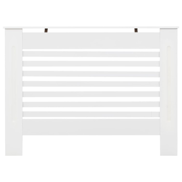 vidaXL Radiator Cover Radiator Guard for Home Office Heater Cover White MDF