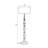 Totem 58'' Black Traditional Floor Lamp