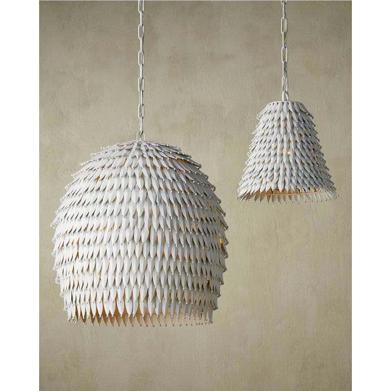 Petit luminaire suspendu superposé, H 13 po x l 12,50 po x P 12,50 po