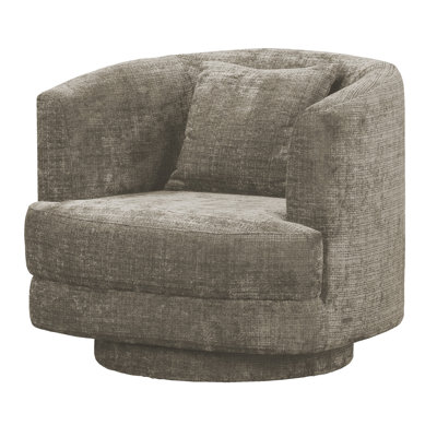 Latricia Upholstered Swivel Barrel Chair