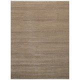 High-Quality Hand-Knotted Natural And Brown Area Rug