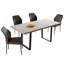 Ensemble de salle à manger Modern Kitchen, table de salle à manger extensible avec chaises (1 table 4 tables)-160603498-194141215
