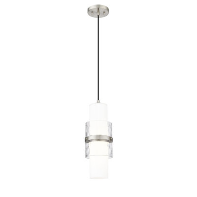 Luminaire suspendu cylindrique à 1 lumière Yamir