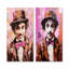 Chocolat Chaplin - ensemble de 2 impressions sur toile de célébrités-102572196-102572199