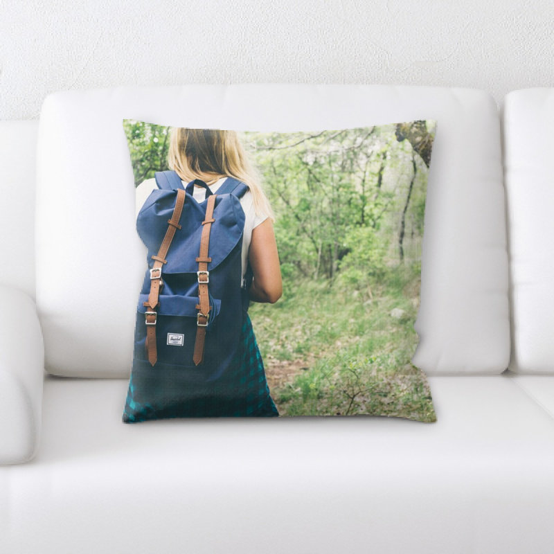 Microsuede Throw Pillow