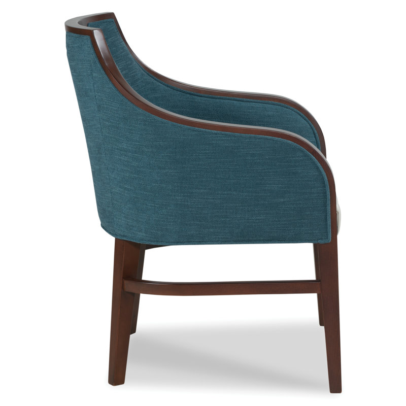 Fauteuil l 24 po Anthony, Noyers, Polyester turquoise 8789