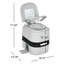 Siège de toilette allongé 6,34 GPF inclus