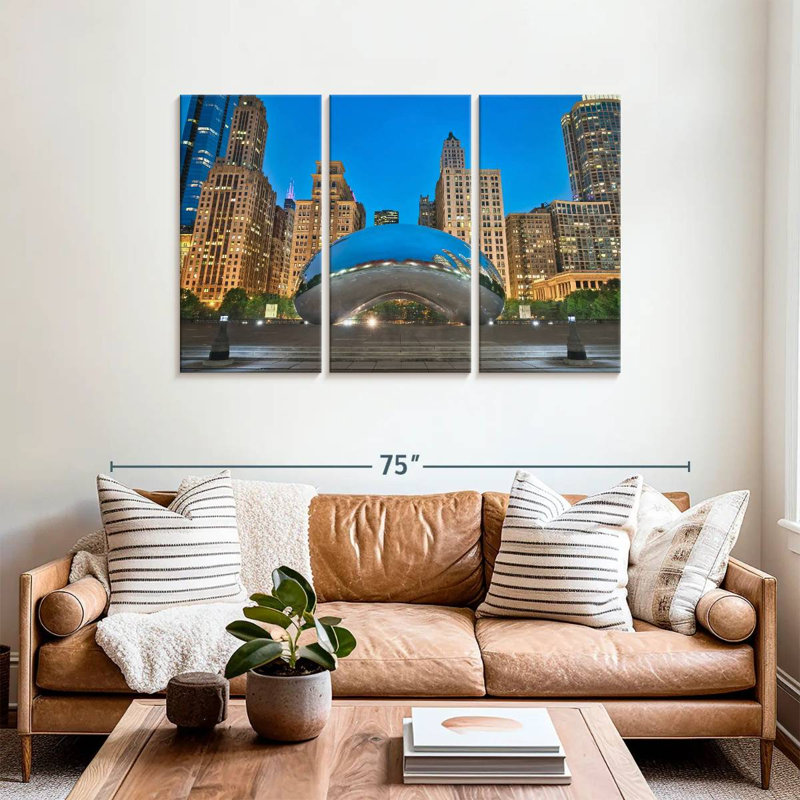 Sireci Cloud Gate Sculpture, 36" H x 57" W