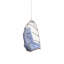 Balancelle en rotin PE, bleu