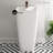 Carre One Piece Pedestal Sink