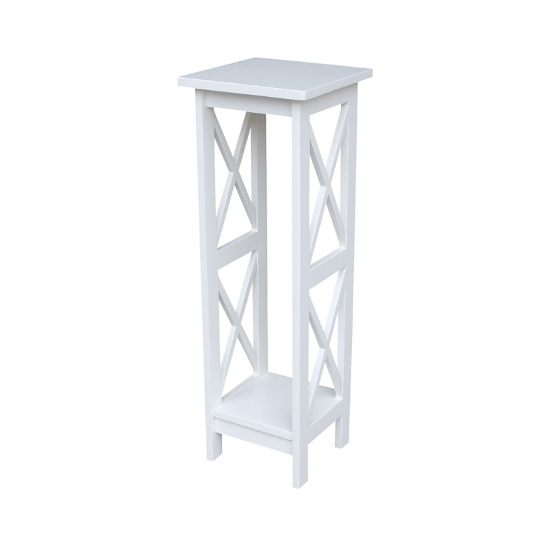 Eamon Plant Stand, White, 36" H x 12" L x 12" D