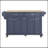 Versatile Kitchen Island with Rubberwood Countertop, Storage Cabinet, and Multiple Drawers for Enhanced Organization and Mobility.-1672839480