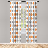 Microfiber Semi Sheer Curtain Pair