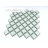 Hudson Tangier Blue Eye 12-3/8 in. x 12-3/8 in. Porcelain Mosaic Floor and Wall Tile