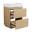 24" Bathroom Vanity with Single Sink & Double Drawer