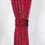 Velvet Semi Sheer Curtain Panel Pair-115290231-115290242