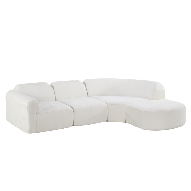 Canapé modulaire Boneless Nexo, Beige