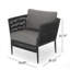 Élégant complément de salon, chaise d'appoint sophistiquée