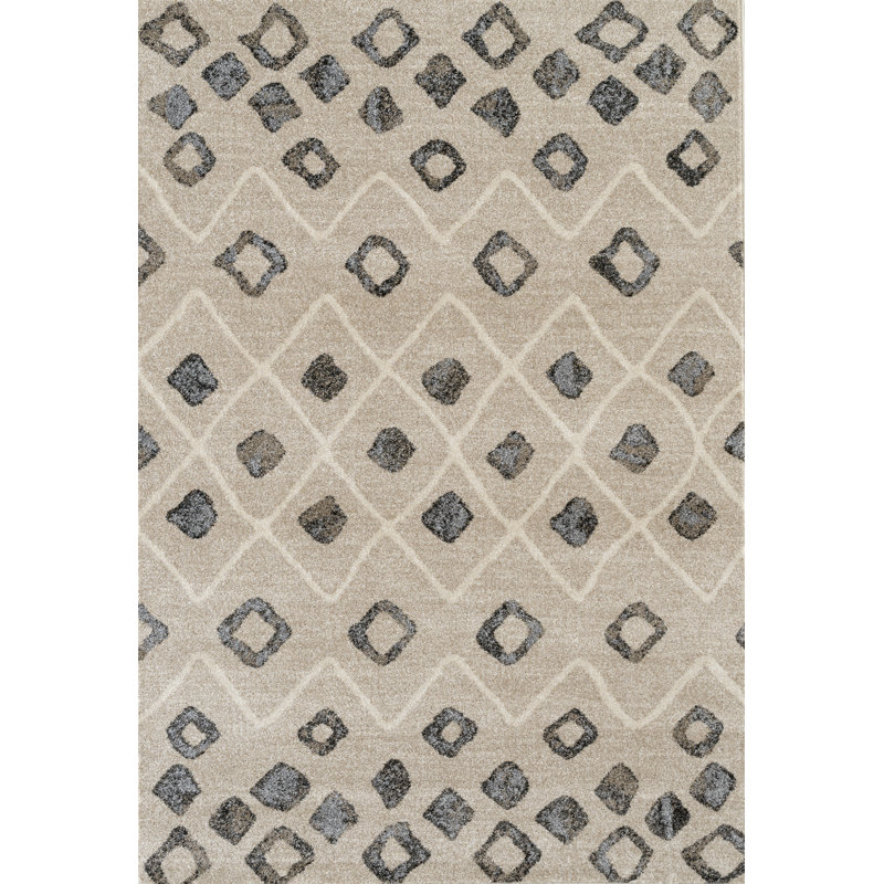 Fossen Geometric Indoor Rug, Rectangle 2'6" x 9'1"