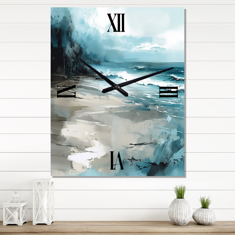 Horloge murale Jasonlee, H 40 po x l 30 po x P 1 po
